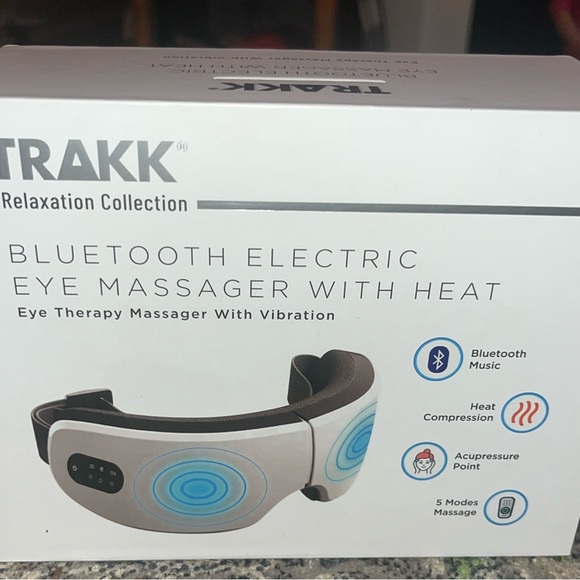 NWT TRAKK Eye Therapy Massager BT Electric Eye Massager w/ Heat + Vibration - Picture 8 of 14